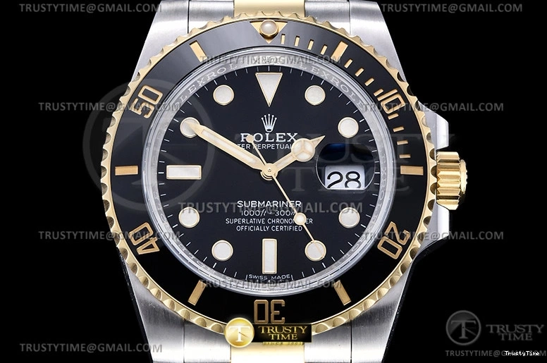 0108 Submariner 116613LN 904L YG SS Blk CLEAN VR GoAnywhere 1088